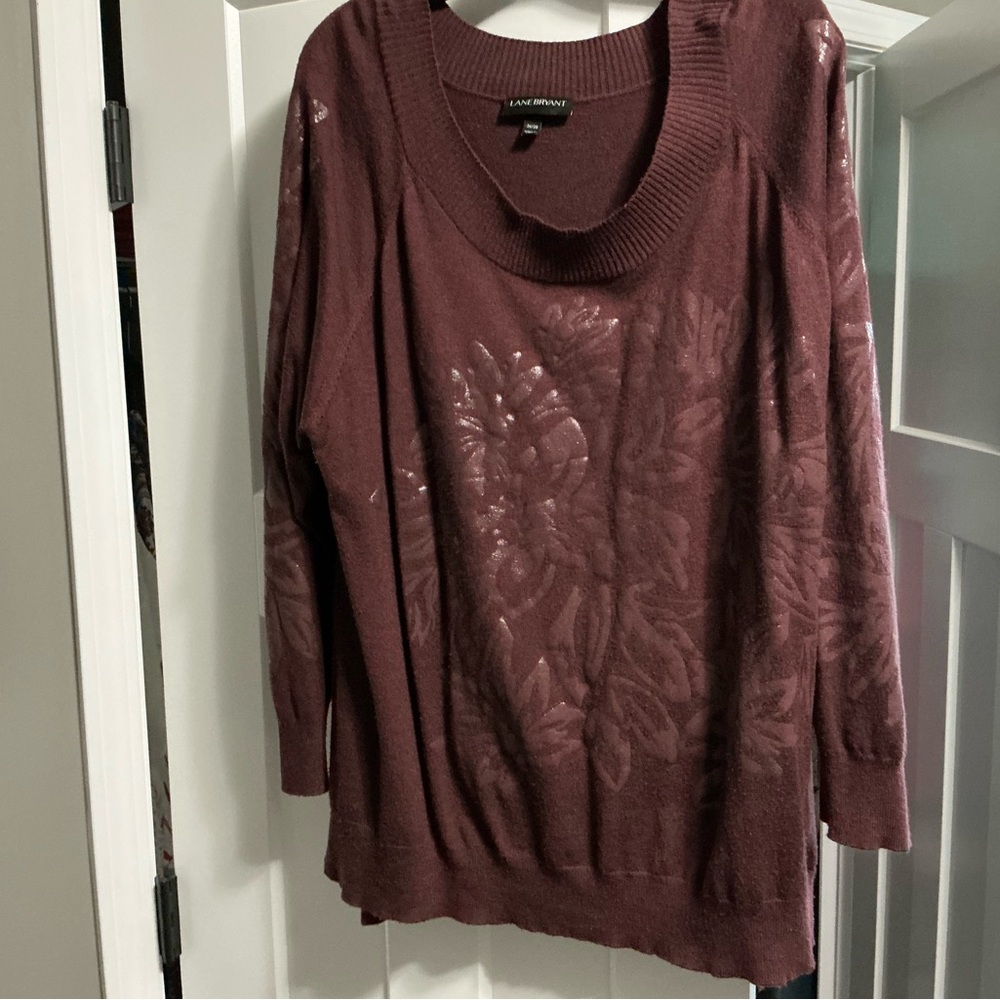 Lane Bryant Maroon Sweater